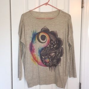 Tribal print sweater